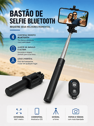 Controle para selfies