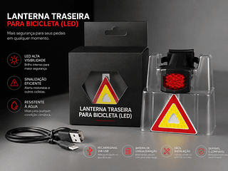Lanterna para bike