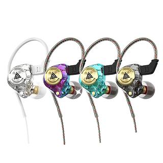 Fone de ouvido QKZ AK3 Intrauricular com fio, HIFI, microfone integrado